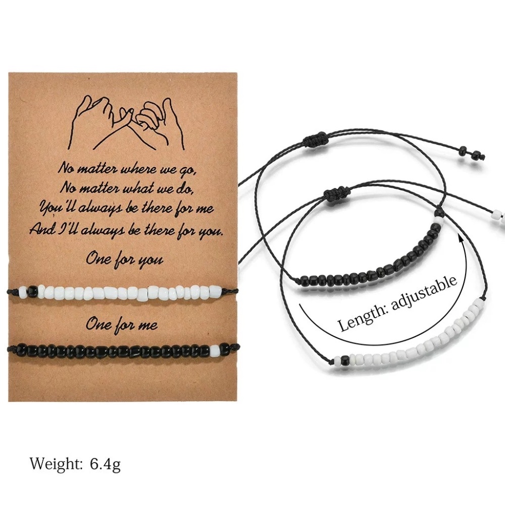 Couple Bracelet, Matching Wish Bracelet.